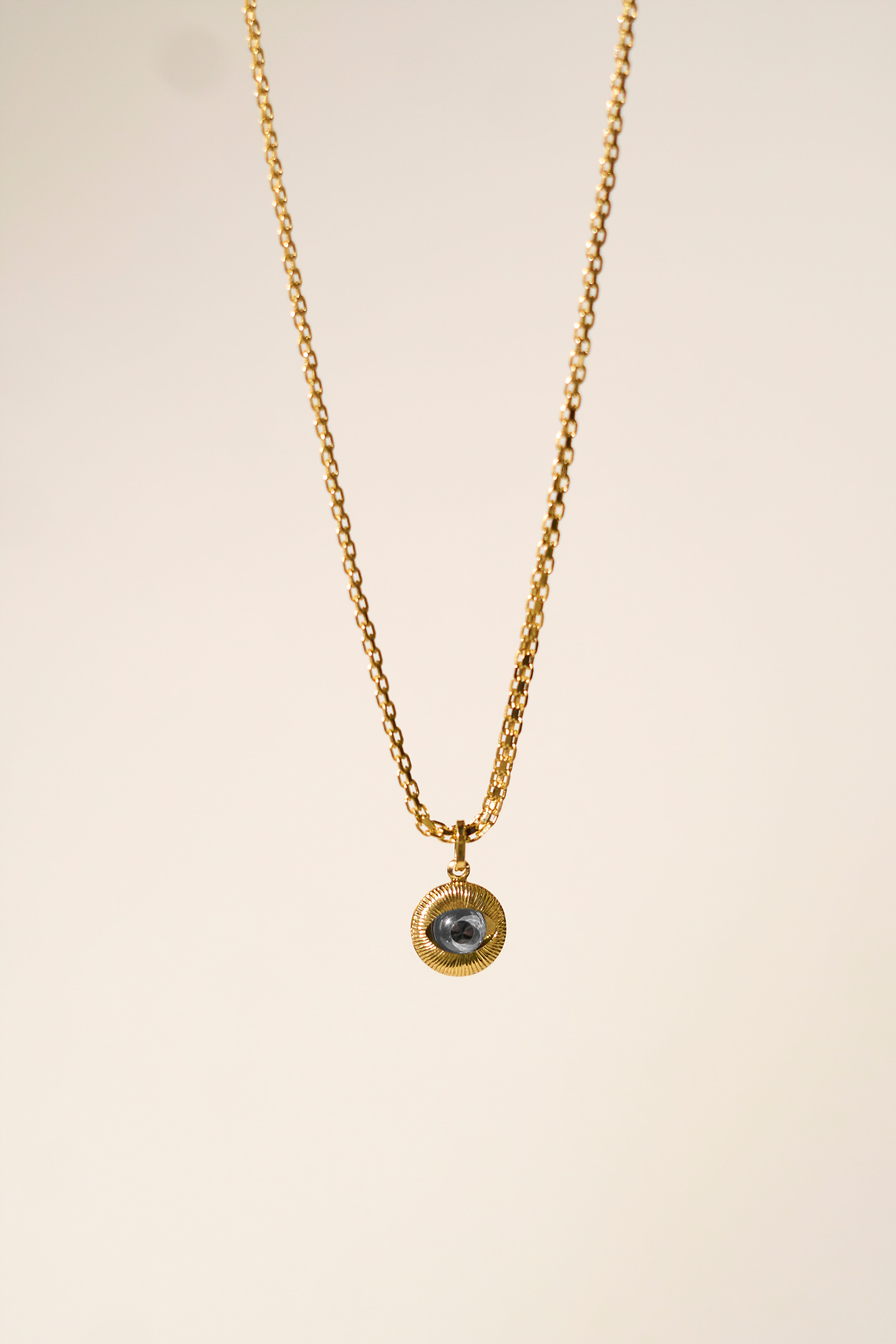 Collar Centinela (Ojo turco + Cornicello)